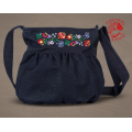 Szervető-kalocsai baggy bag - denim
