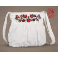 Szervető-matyó baggy bag - white