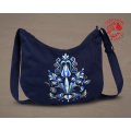 Szervető-jazygia half moon bag - blue