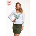 Szervető-jazygia miniskirt - green